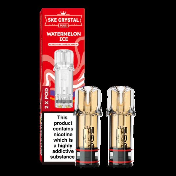 SKE Crystal Plus Prefilled Vape Pods (20mg)