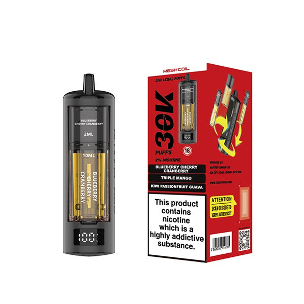 Bloody Bar Triple Twist 30000: Prefilled Pod Kit