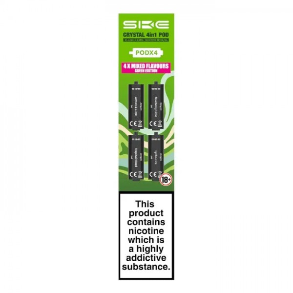 SKE Crystal 4-in-1 Prefilled Pods 20mg (4 Pack)