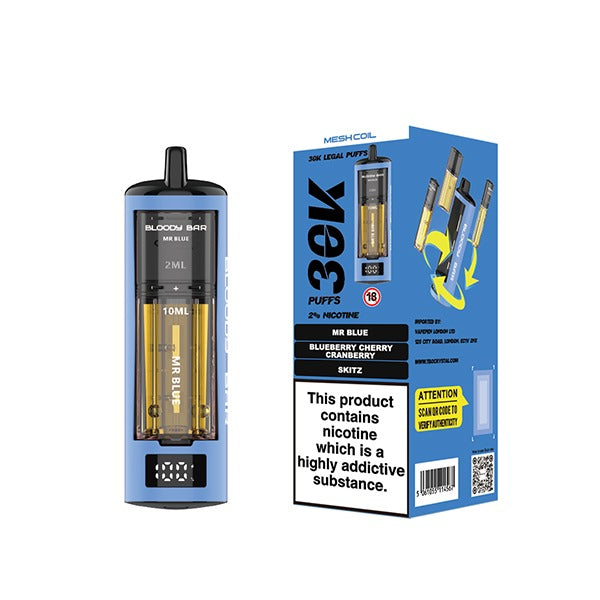 Bloody Bar Triple Twist 30000: Prefilled Pod Kit