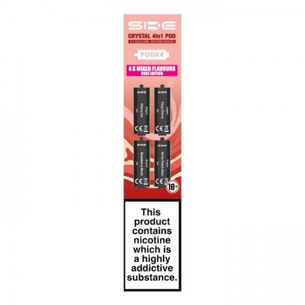 SKE Crystal 4-in-1 Prefilled Pods 20mg (4 Pack)