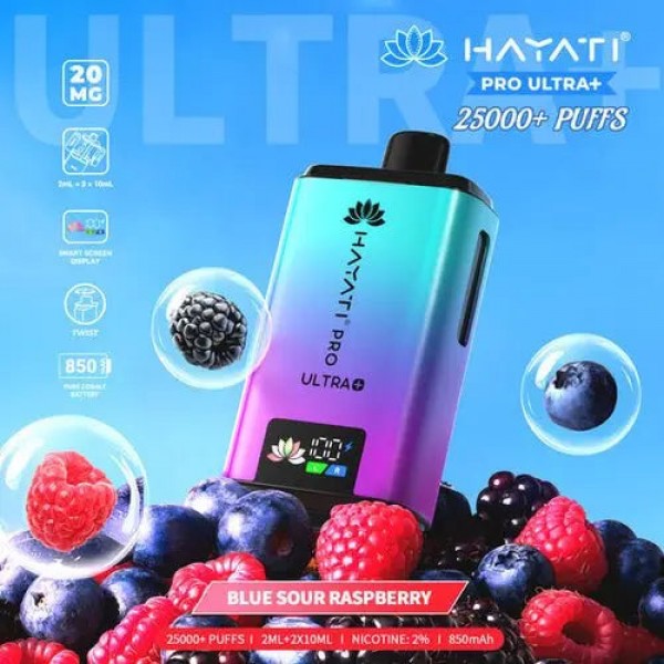 Hayati Pro Ultra Plus 25000 Prefilled Pod Kit- Buy All Flavours