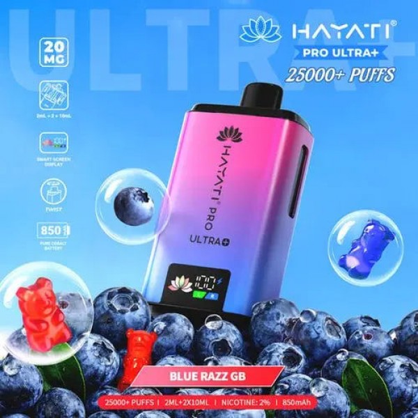 Hayati Pro Ultra Plus 25000 Prefilled Pod Kit- Buy All Flavours