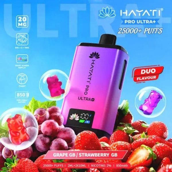 Hayati Pro Ultra Plus 25000 Prefilled Pod Kit- Buy All Flavours