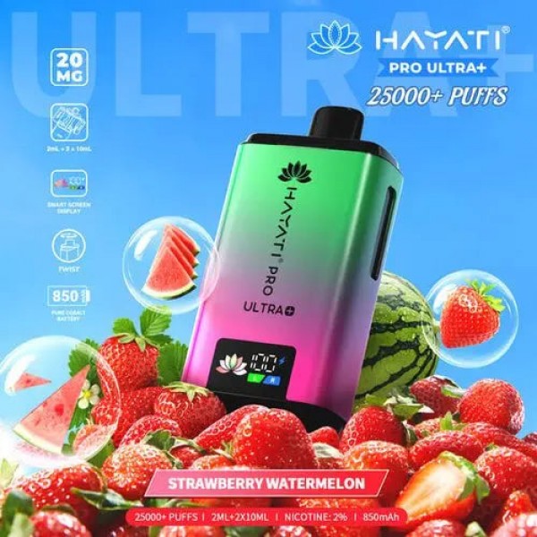 Hayati Pro Ultra Plus 25000 Prefilled Pod Kit- Buy All Flavours