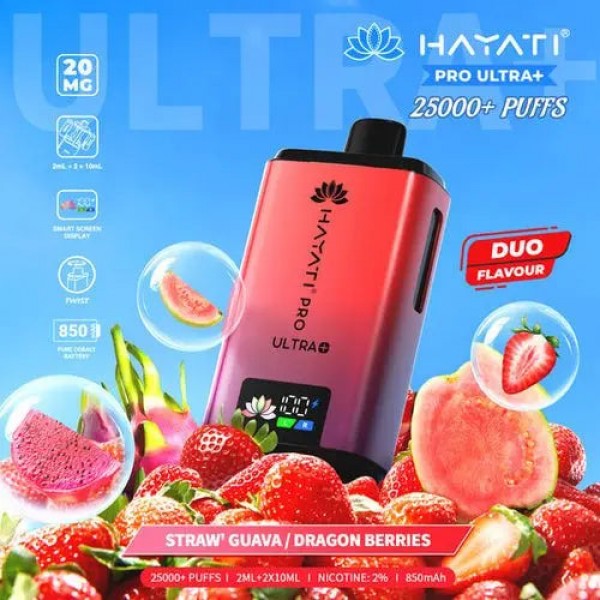 Hayati Pro Ultra Plus 25000 Prefilled Pod Kit- Buy All Flavours