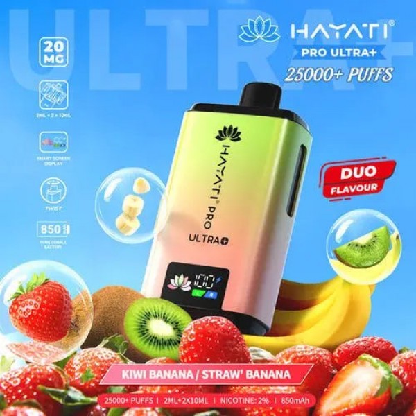 Hayati Pro Ultra Plus 25000 Prefilled Pod Kit- Buy All Flavours