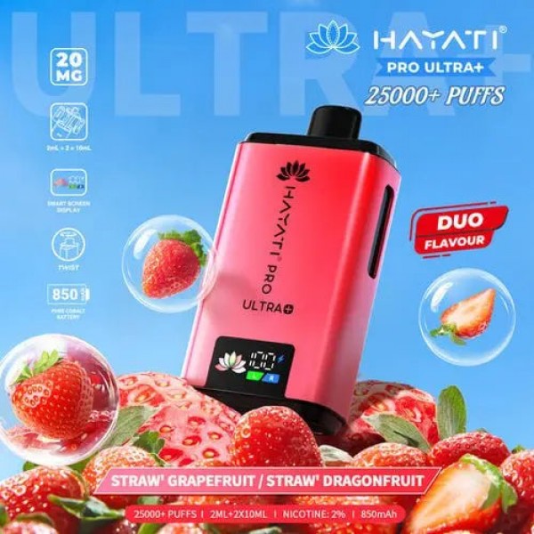 Hayati Pro Ultra Plus 25000 Prefilled Pod Kit- Buy All Flavours