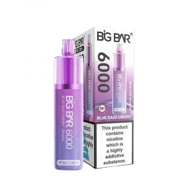 FEOBA Big Bar 6000 Prefilled Vape Kit (Box of 5)