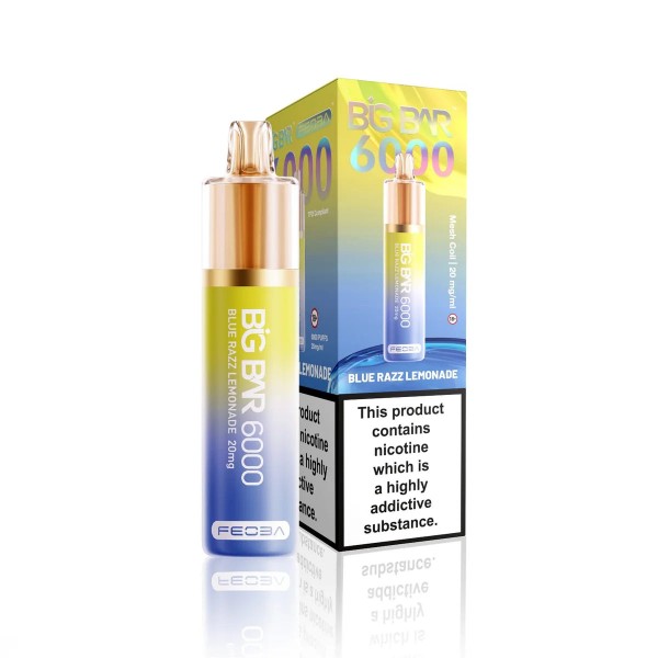 FEOBA Big Bar 6000 Prefilled Vape Kit (Box of 5)