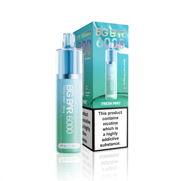 FEOBA Big Bar 6000 Prefilled Vape Kit (Box of 5)