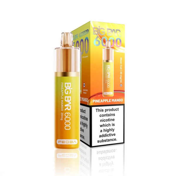 FEOBA Big Bar 6000 Prefilled Vape Kit (Box of 5)