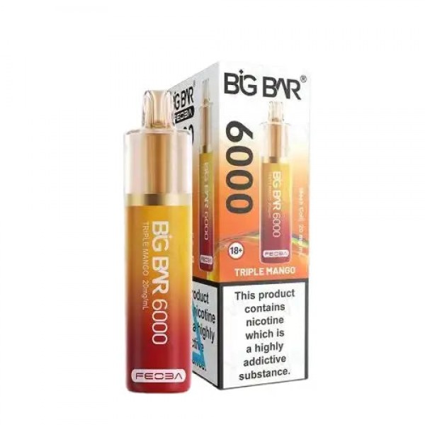 FEOBA Big Bar 6000 Prefilled Vape Kit (Box of 5)