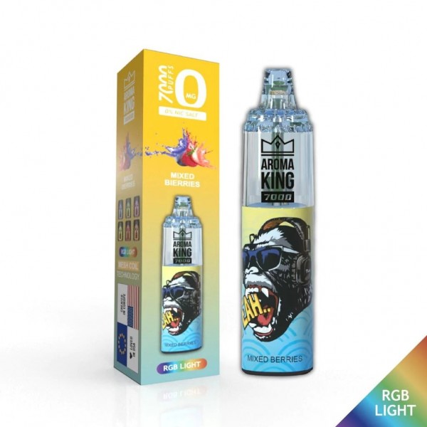 AROMA KING 7000 PREFILLED VAPE KIT 0MG